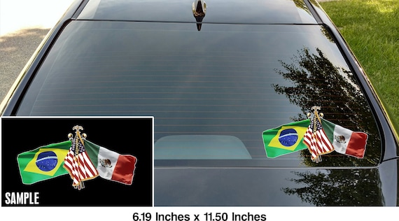 Garden Décor 2 Pack Philippines Country Car Window Vehicle 12x18 12"x18 - Foto 11