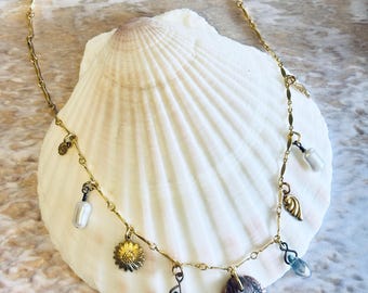 Sea Life Charms Necklace