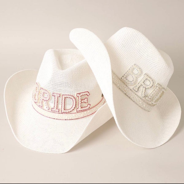 Bride Cowboy Hat - Etsy