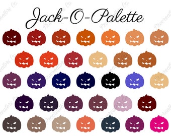 Jack-o-Palette Procreate Kleurenpalet | *DIGITALE DOWNLOAD* | ProcreatorsCo | Halloween Palet | Herfst Palet | Vakantie Palet |