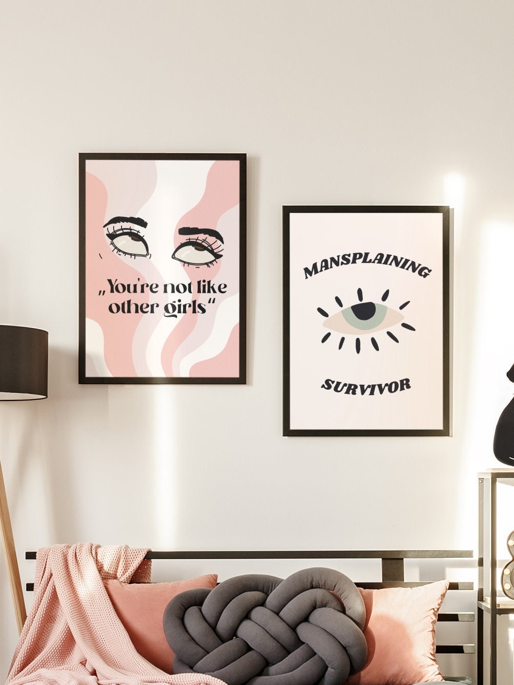 ART PRINT Eye Roll / Digital Art / Wall Art / Not Like Other Etsy