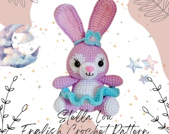 パターン [PDF ファイル] : ステラ・ルー / ウサギのかぎ針編み