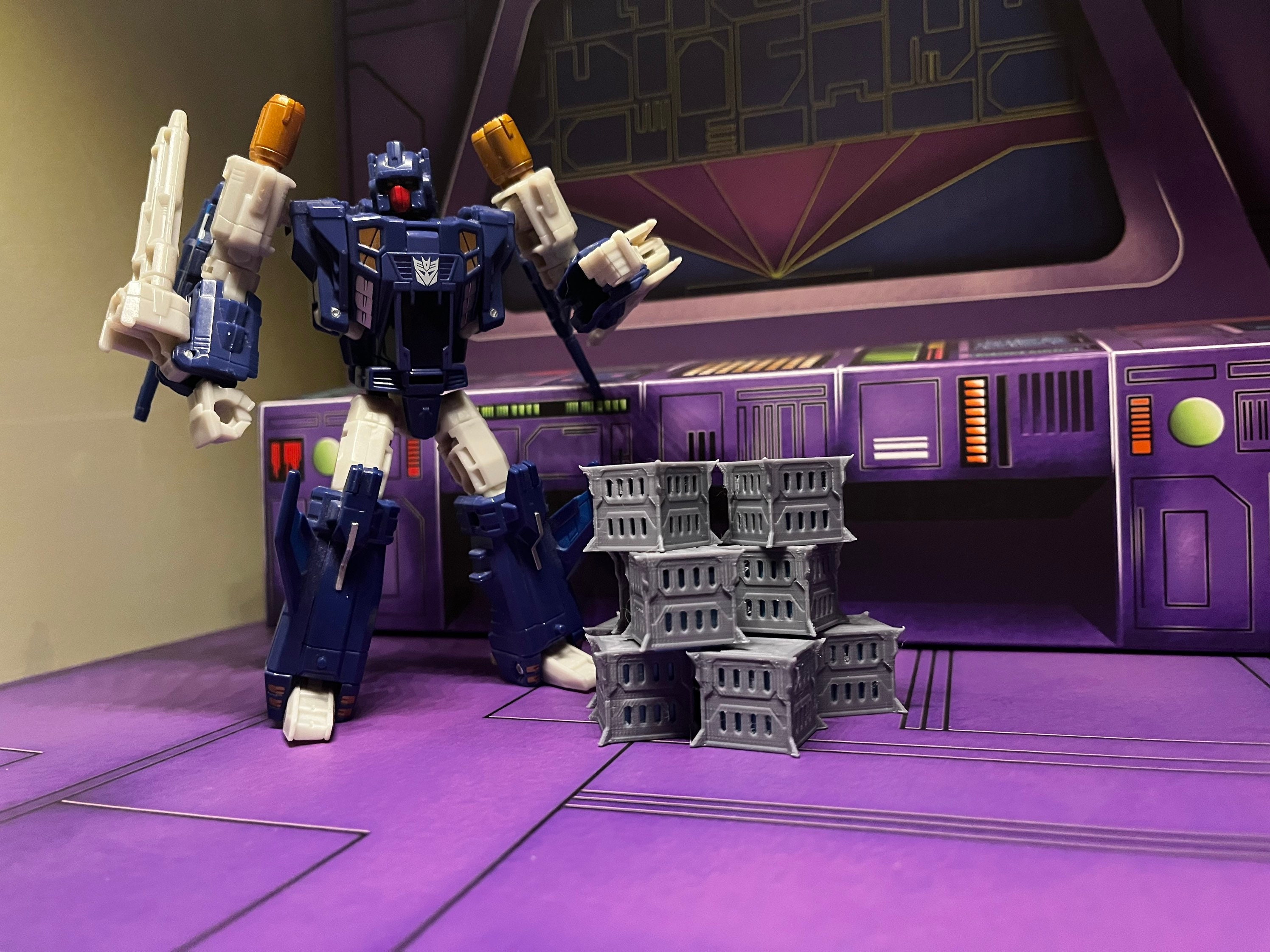 Transformers Masterpiece Scale Energon Cubes Dark Energon Purple