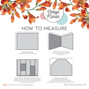 the instructions for how to measure a flower