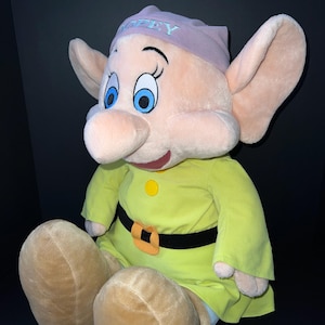 Snow White and the seven dwarfs large Dopey plush