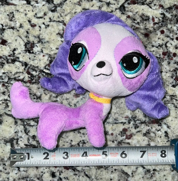 Littlest pet shop purple cheap dog