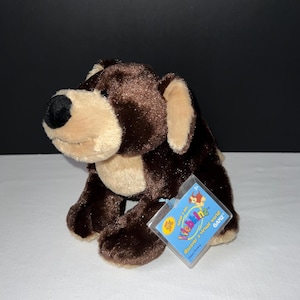 webkinz mocha pup plush with tag
