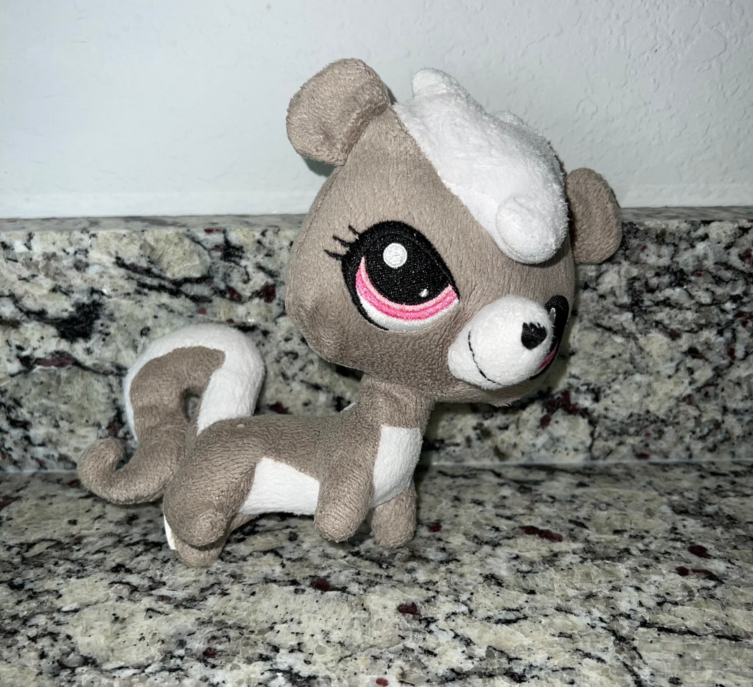 Littlest Pet Shop Skunk Plush Etsy