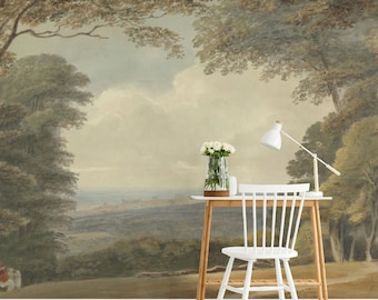 Windsor Castle Removable Landscape Wallpaper For Bedroom Decoration 57