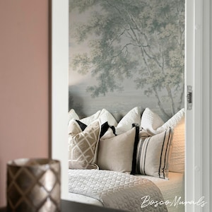 Landscape Wallpaper In Muted Tones For Subtle Effect, Peel And Stick Wal Mural 40