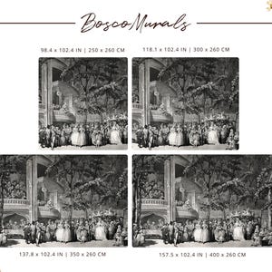 Ball Time Baroque Theme On Removable Wallpaper, Peel And Stick Victorian Wall Decor 49 image 3