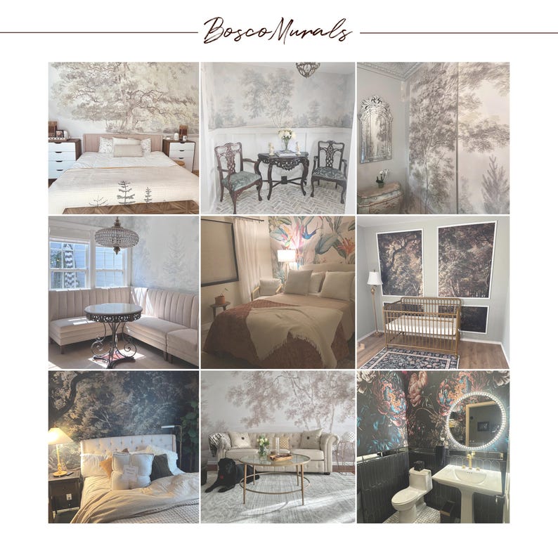 a collage of photos of a living room and bedroom