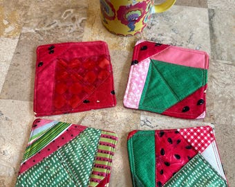 Summer Watermelon Mug Rugs #8