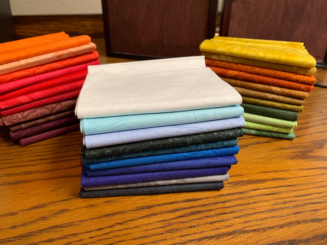 Batik Blenders Fat Quarters Bundle Etsy