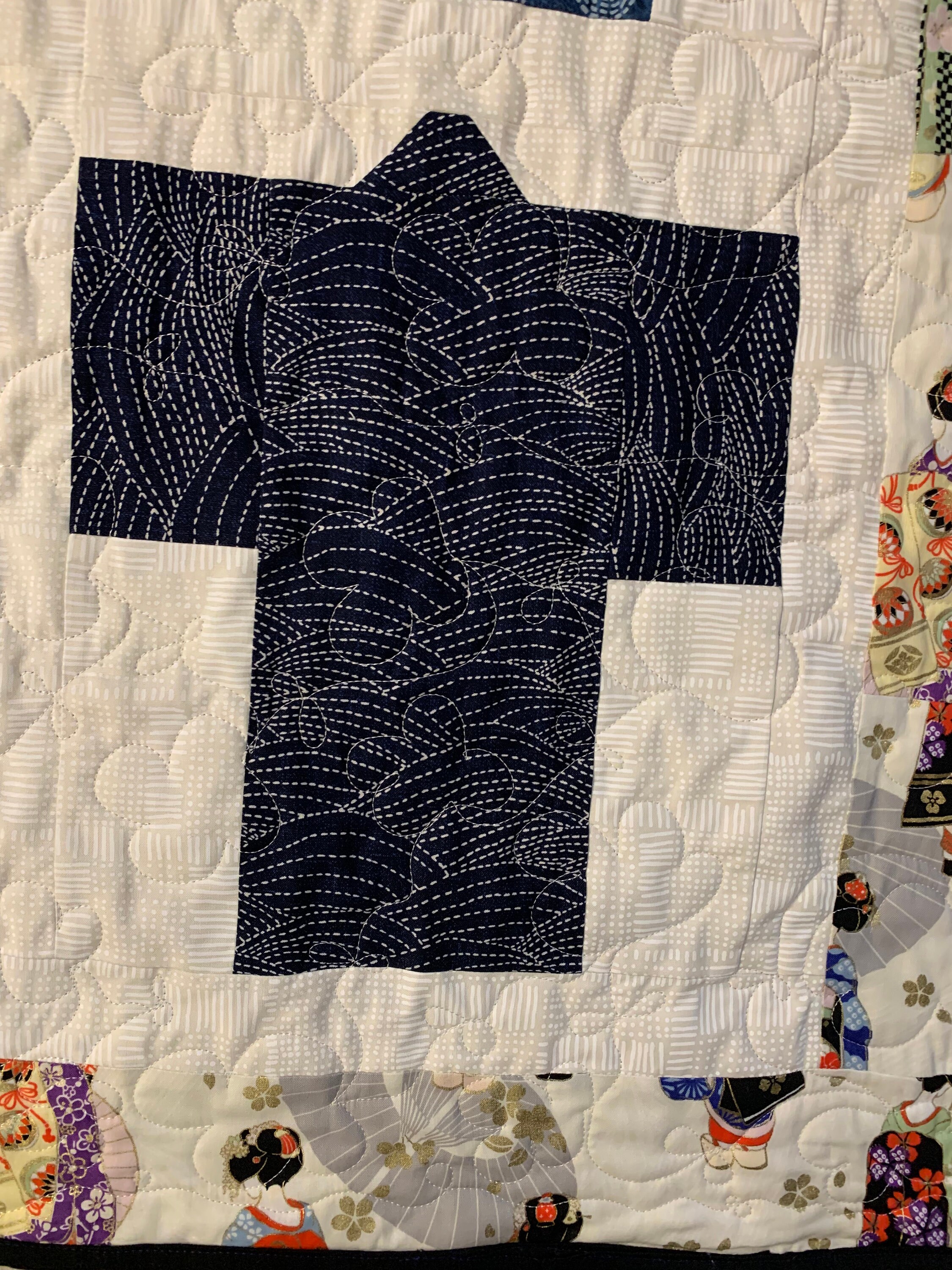 Japanese Kimono Wall Hanging Large 1 Etsy