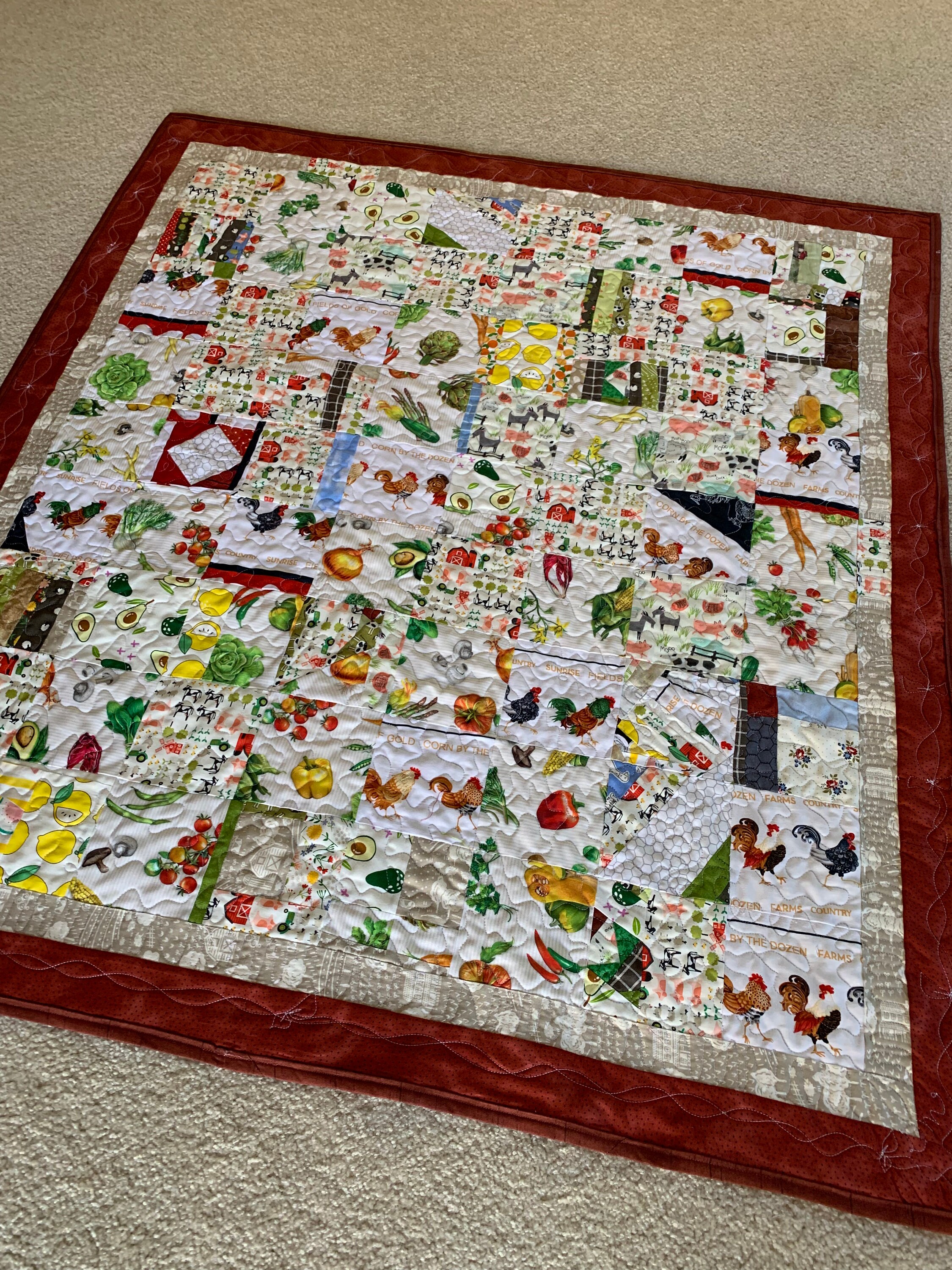 Baby Farm Quilt Set 3 Etsy