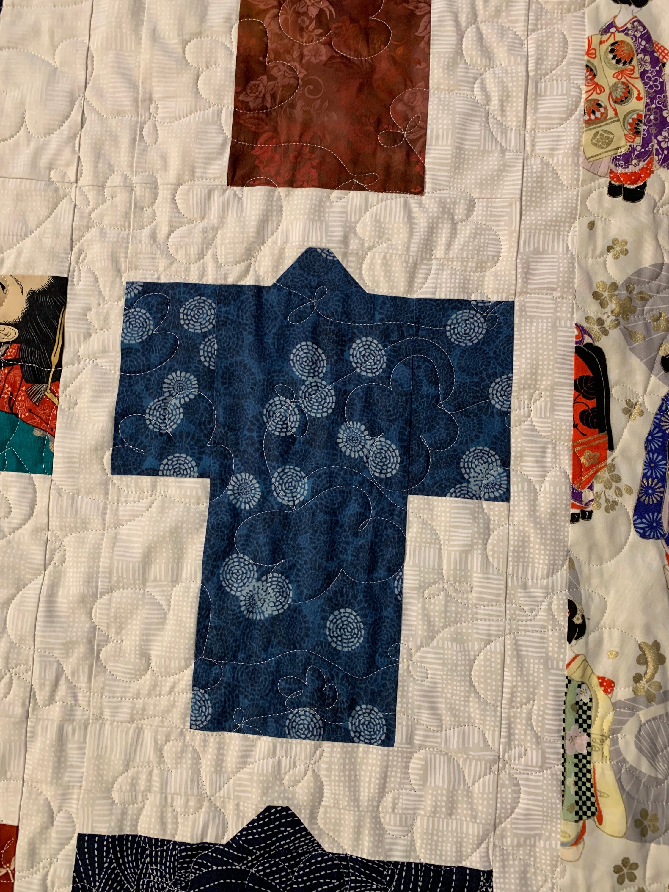 Japanese Kimono Wall Hanging Large 1 Etsy