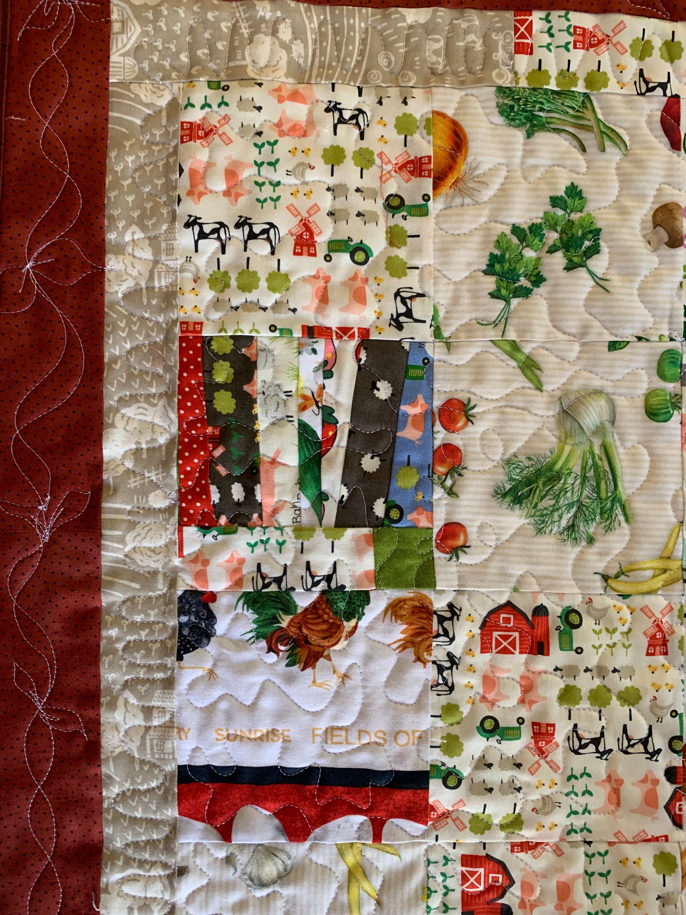 Baby Farm Quilt Set 3 Etsy