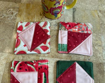 Summer Watermelon Mug Rugs #3