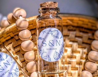 Small Jars Glass Bottle with Cork Personalised Cork Bottle Mini Jar Empty Miniature Whisky Bottle Wedding Favour Shot Bottle Mini Glass Jar