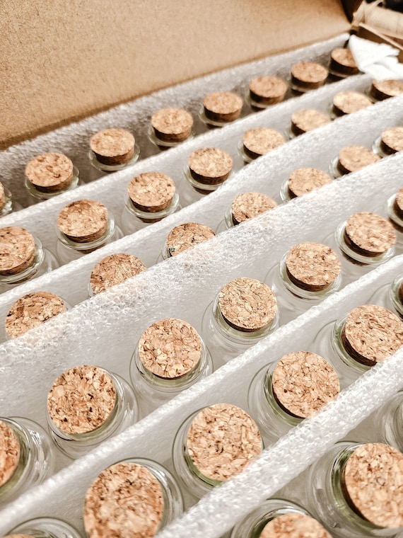 Mini Glass Bottle Small Glass Jar Shot Bottle With Tag Mini Small Jar Wedding Favour Miniature Bottle Mini Jar Glass Vial Tiny Bottles Cork