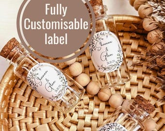 Shot Bottle Wedding Favour Mini Shot Bottle Take a Shot We tied The Knot Mini Bottle Wedding Favor Bottle Small Favour Bottle Mini Liquor