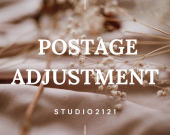 Postage adjustment