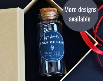 Lock of Hair Keepsake Memorial Gift Idea Ashes Keepsake Hair Memorial Keepsake Human Hair Keepsake Lock of Hair Box Urn Memorial Hair Gift