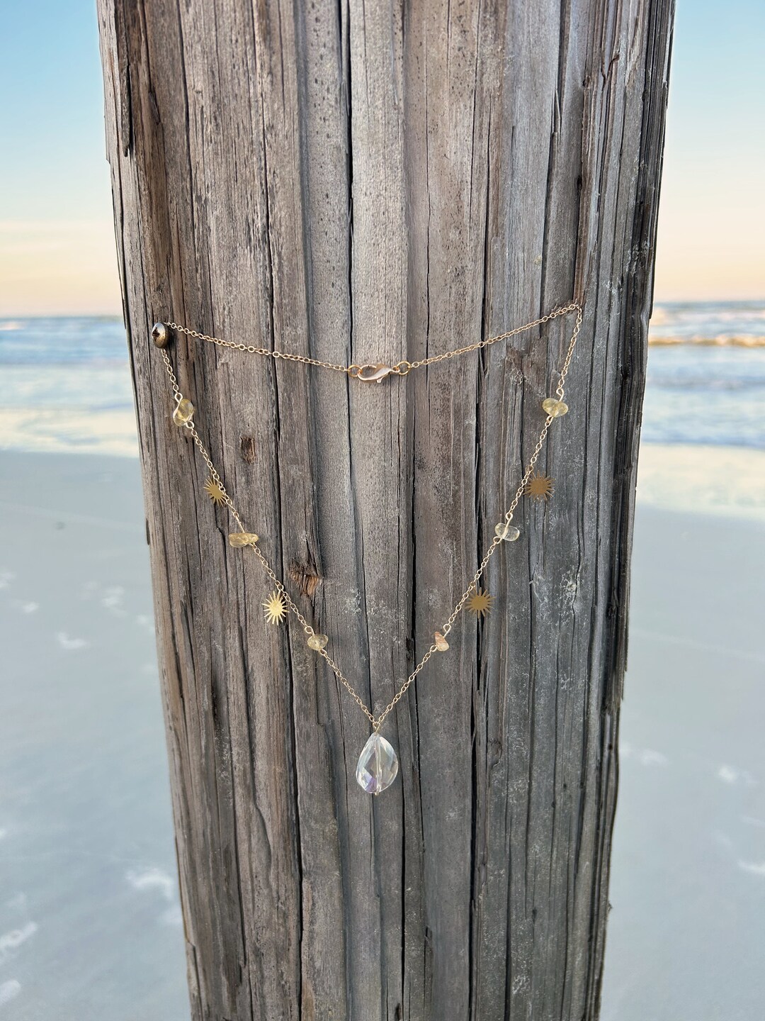 Sun Catcher Necklace Etsy