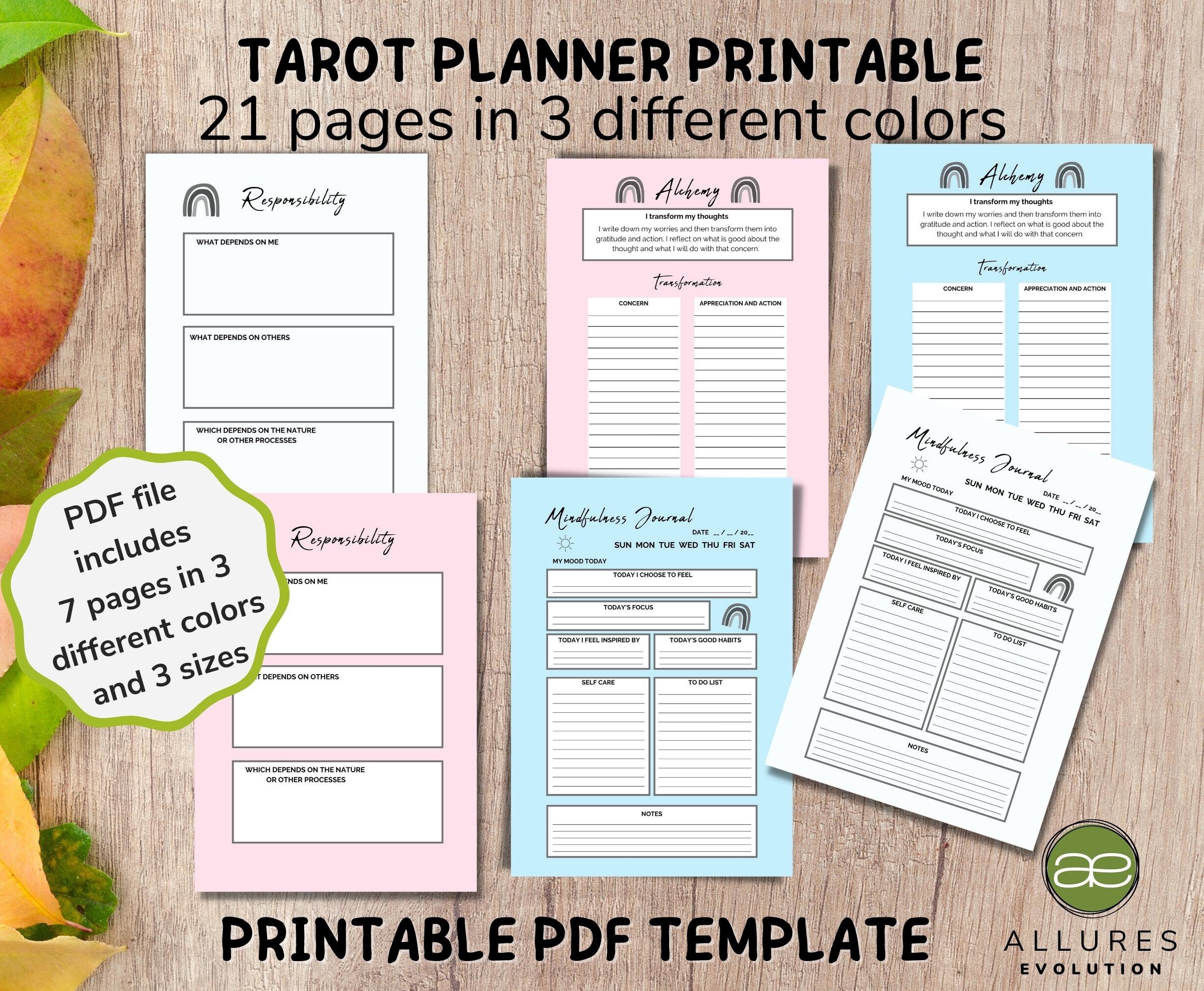 Mindfulness Journal Pages Printable Instant Digital Download - Etsy