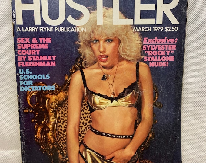 Vintage Hustler Magazine March 1979 Complete With Centerfold Etsy