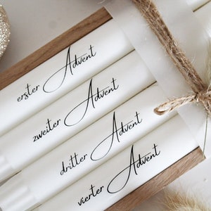 Candles for the Advent wreath, Advent candles, Christmas candles, Christmas wreath, stick candles for Christmas, Advent