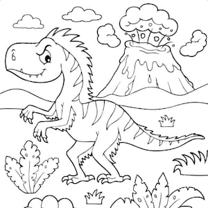 120 Dinosaurier Malvorlagen für Ihre Kleinen!