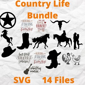 Cowboy and cow girl bundle, cowboy, cowgirl, svg bundle, country