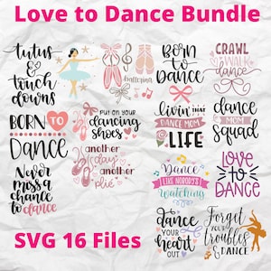 Love to dance svg bundle, dance, svg, bundle