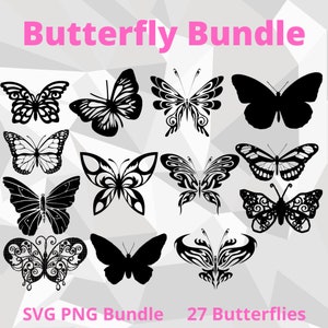 Butterfly SVG PNG bundle, butterflies, svg, png, butterfly