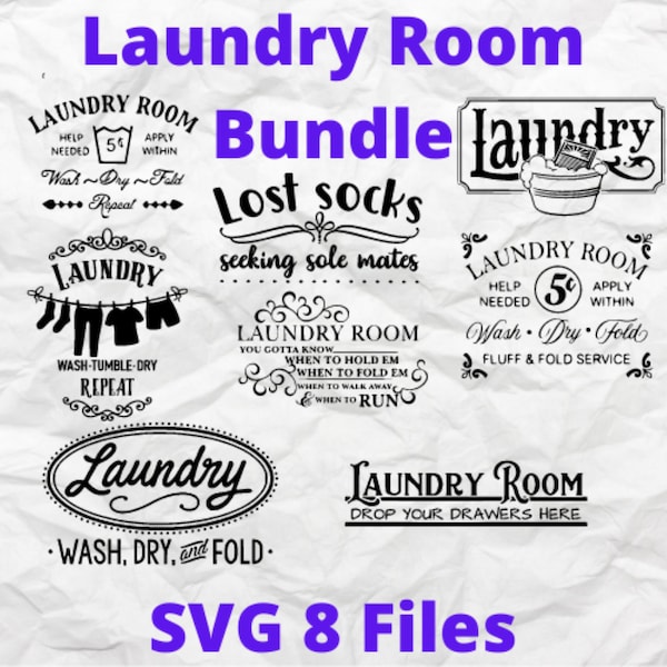 Laundry Room SVG Bundle, laundry room, svg, bundle