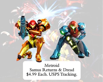 Metroid Samus Returns & Dread Cards