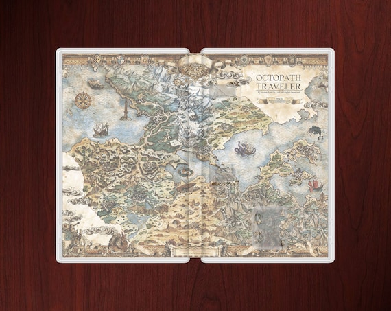 Octopath Traveler With Map Replacement Case Box Art - Etsy