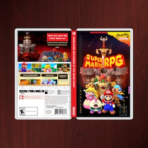 Super Mario RPG: Legend of the Seven Stars Replacement Case Box Art