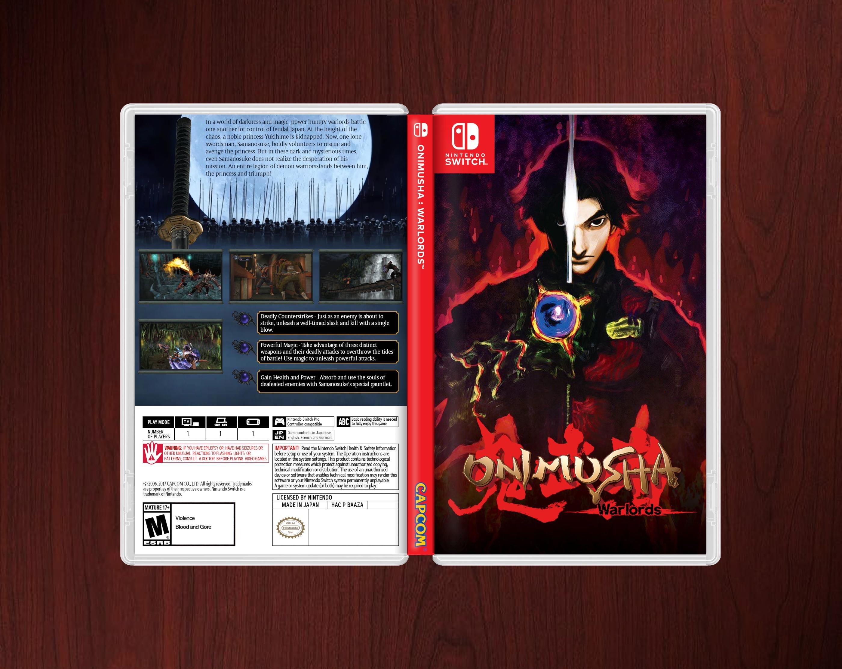Onimusha: Warlords Replacement Case Box Art - Etsy