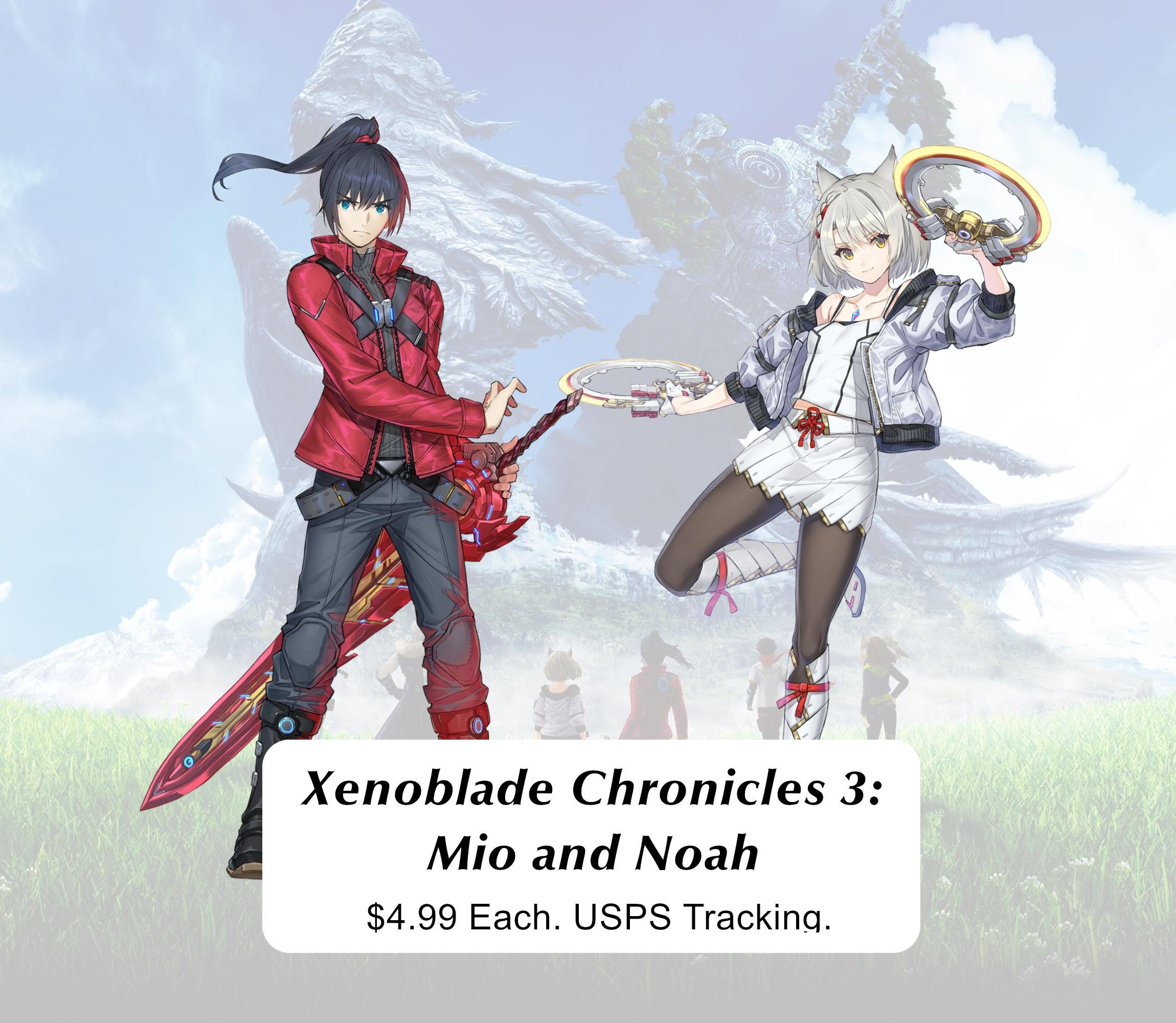 Xenoblade Chronicles 3: Mio and Noah Cards - Etsy