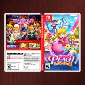 Princess Peach: Showtime Replacement Case Box Art