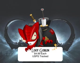 Tarjeta de duende del tesoro de Diablo