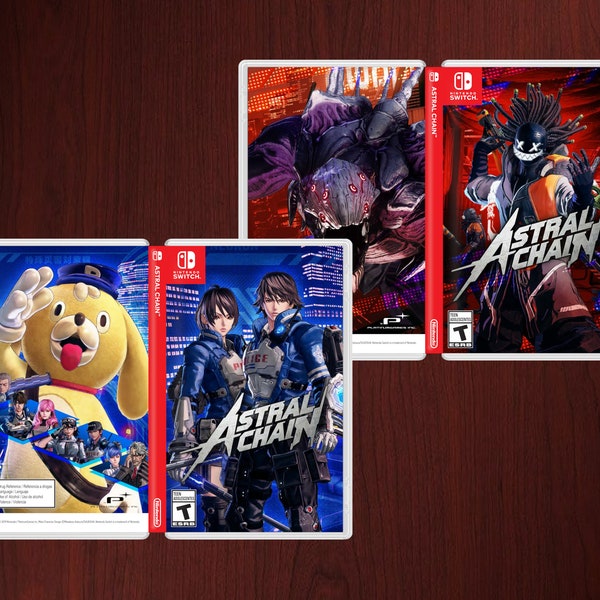 Astral Chain Replacement Case Box Art 2 Count