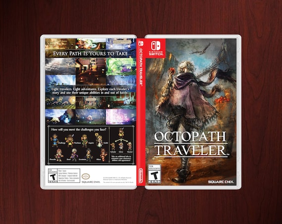 Octopath Traveler With Map Replacement Case Box Art - Etsy