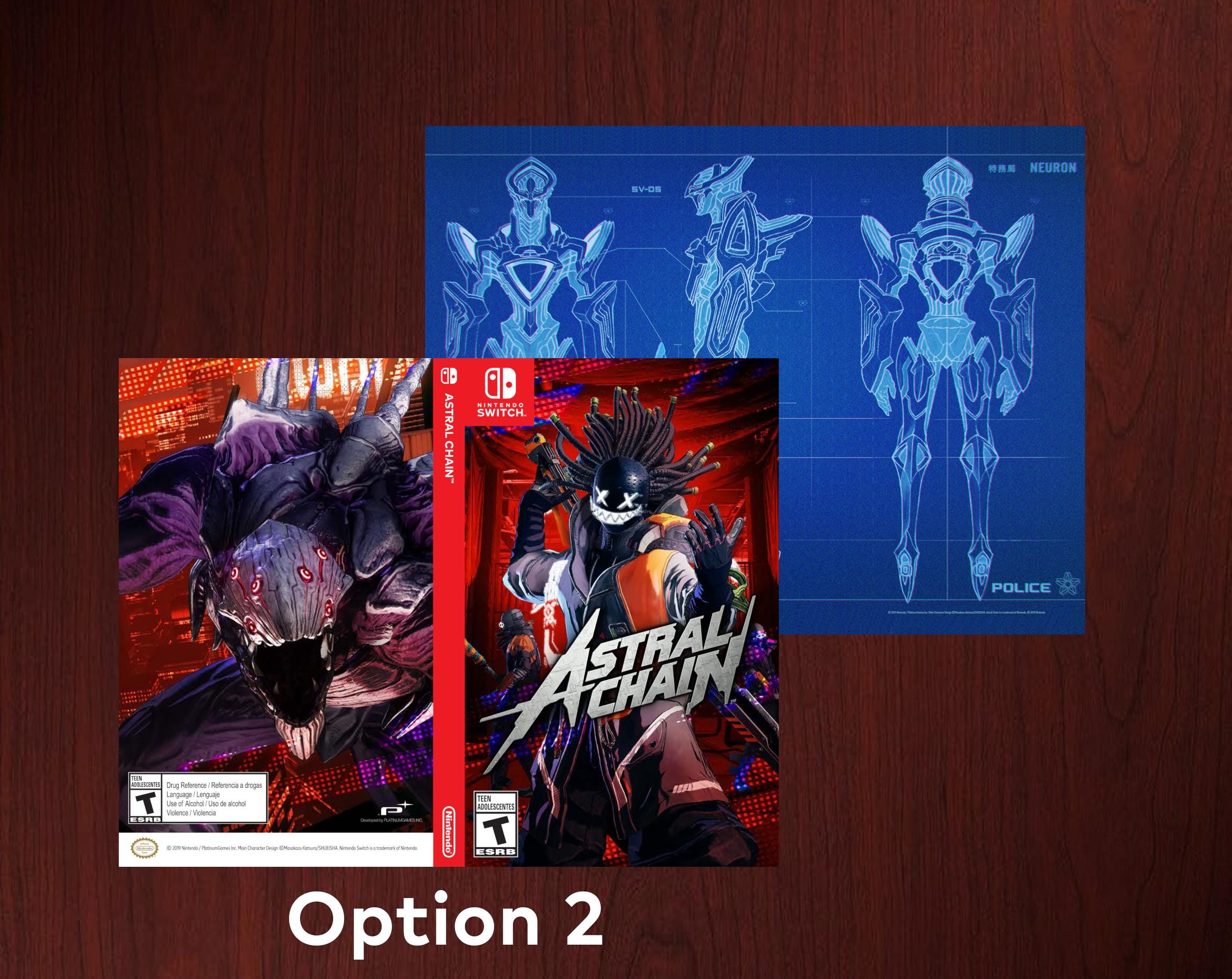 Remastered Astral Chain Replacement Case Box Art - Etsy