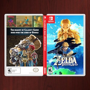 Updated Breath of the Wild Replacement Case Box Art
