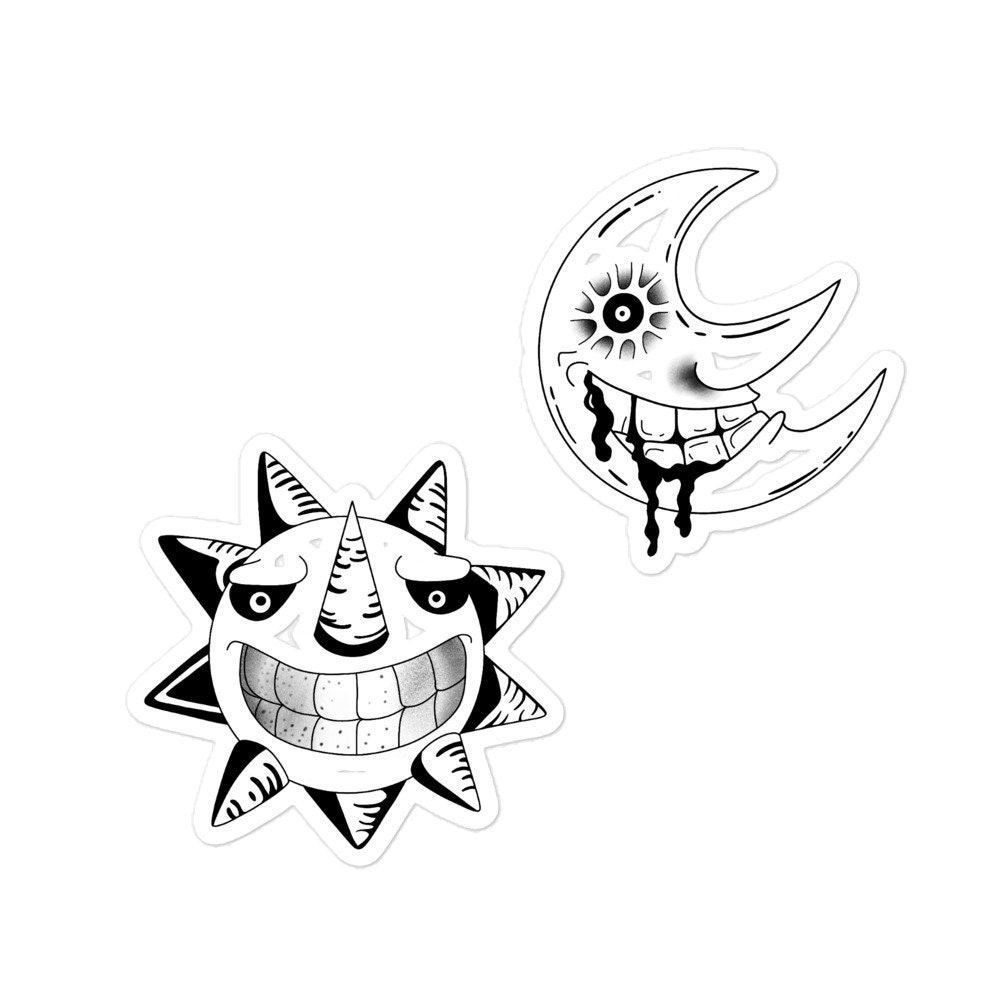 Soul Eater Moon + Snake Tattoo by NightRavenAura on DeviantArt