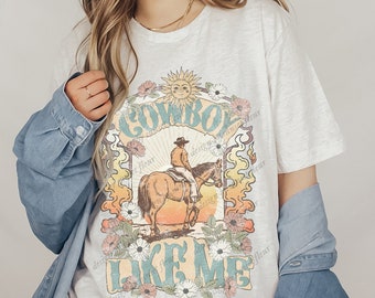 Cowboy Like Me Crewneck Shirt